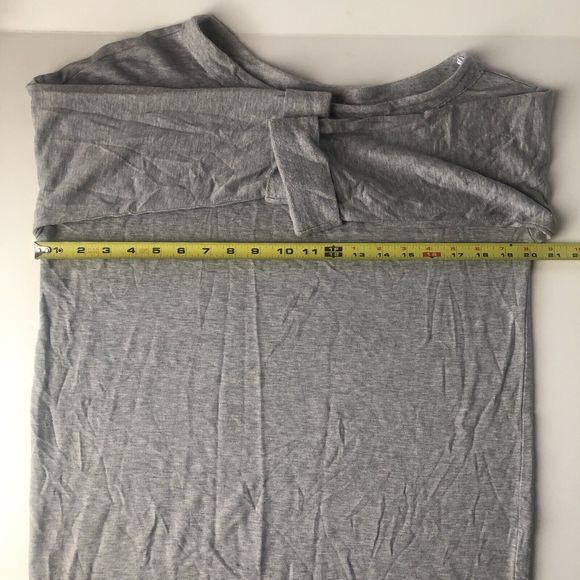 Splendid Sweatshirt Sweater Mini Dress Size Medium Heather Gray - Picture 4 of 11